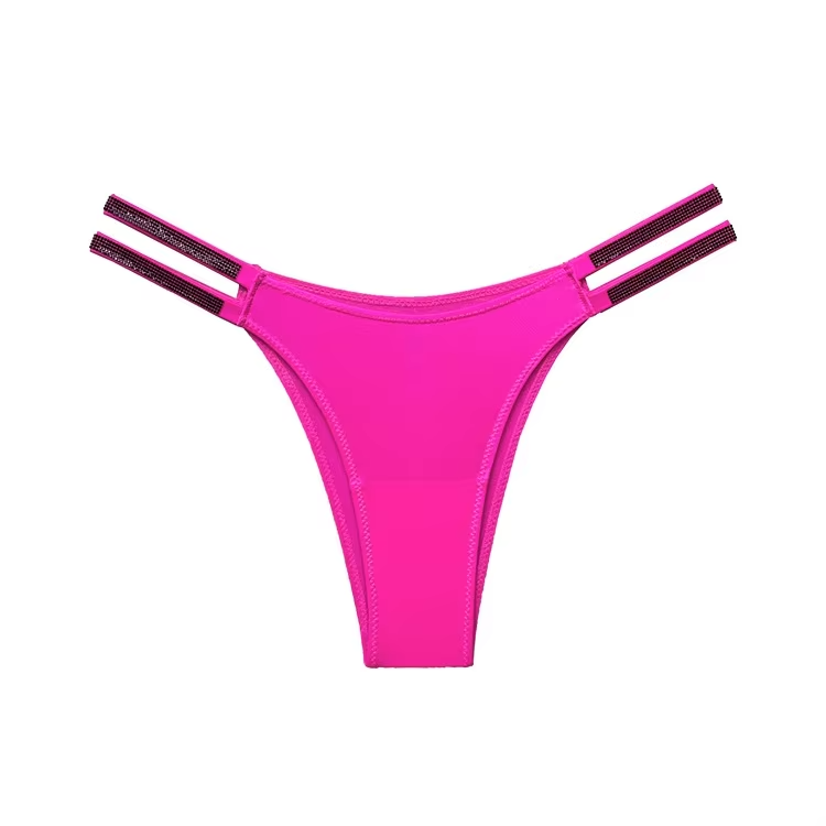 Ice Silk Thongs Women's Panties Luxury Bikini G-String Underwear Low Waist Briefs Female Underpant Pantys Sexy Lingerie