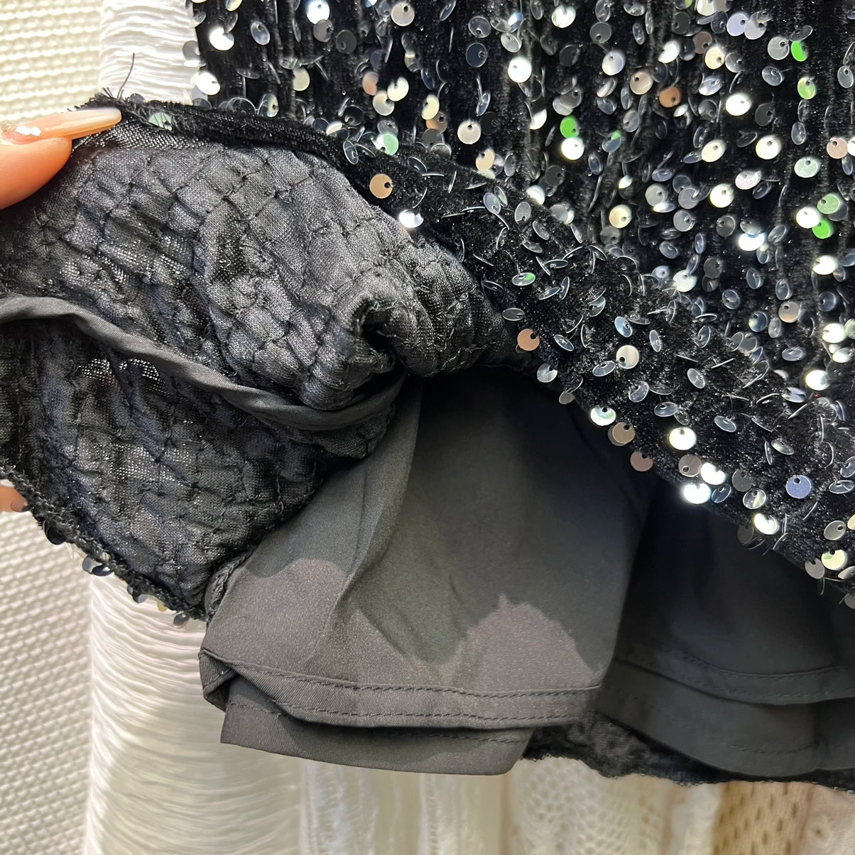 2025 Mini Skirts Women Sexy Sequin Bodycon Club Skirts for Women Spring New Style Wholesale Mini Skirts