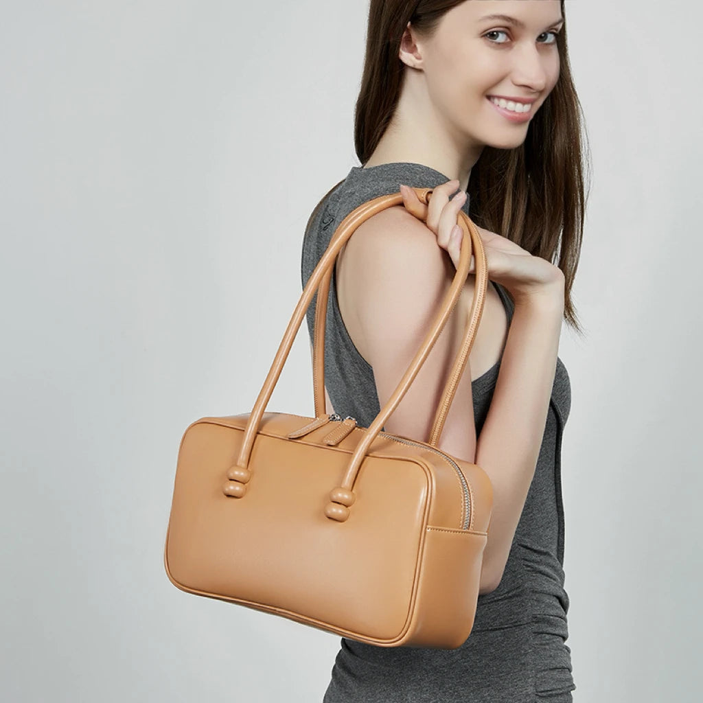 2026 High Quality Top Grade Branded Women's Western Purse and Handbags Genuine Real Leather Women Fashion Long Shoulder Bags