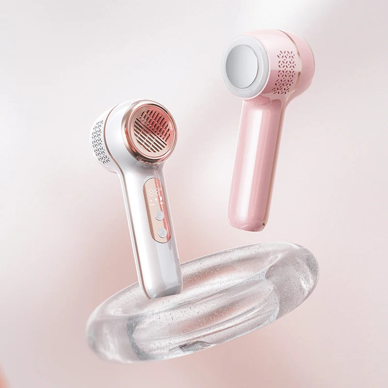 Electric Facial Massager Color Light Hot Cold Face Massager Tender Skin Lift Whitening Beauty Instrument Face