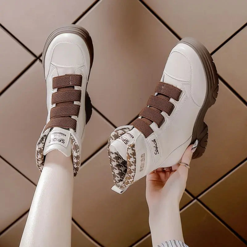 Winter Boots for Women High Quality Genuine Leather Ladies Boots Thick Casual Women Boots