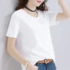 Plus Size Women's T-Shirts Fashion Top 95% Cotton Short Sleeve Breathable Print O-Neck Summer Women's Clothing T-Shirt