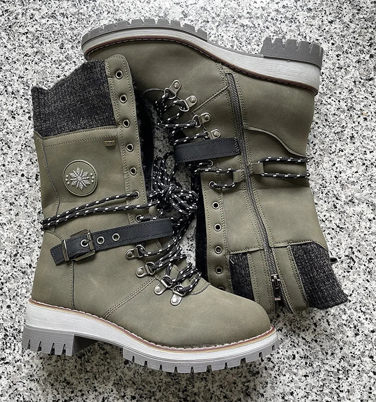 Winter New Boots Women Padded Warm Boots Women Plus Velvet Snow Boots