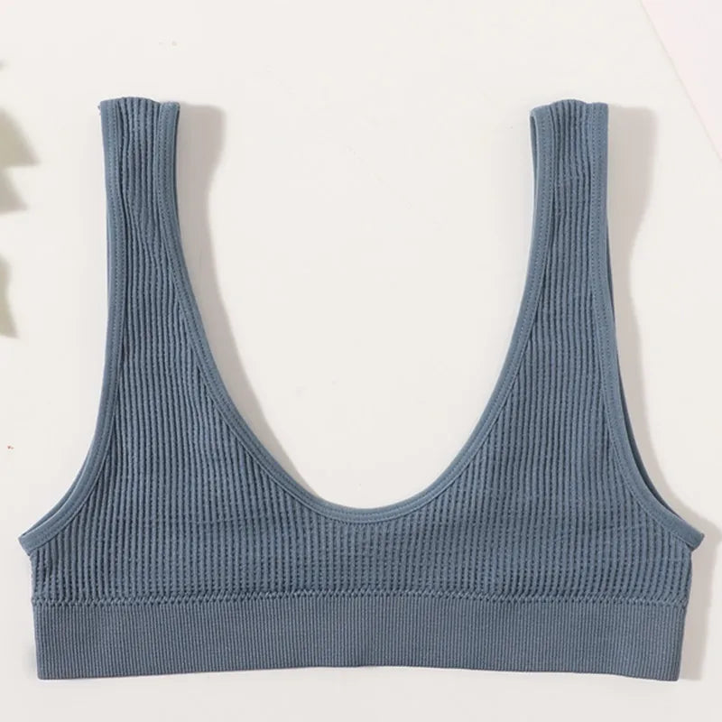 Women Push Up Bras Deep-U Shape Brassiere Small Cup Bralette Non-wire Seamless Underwear Female Comfy Sexy Lingerie Intimates