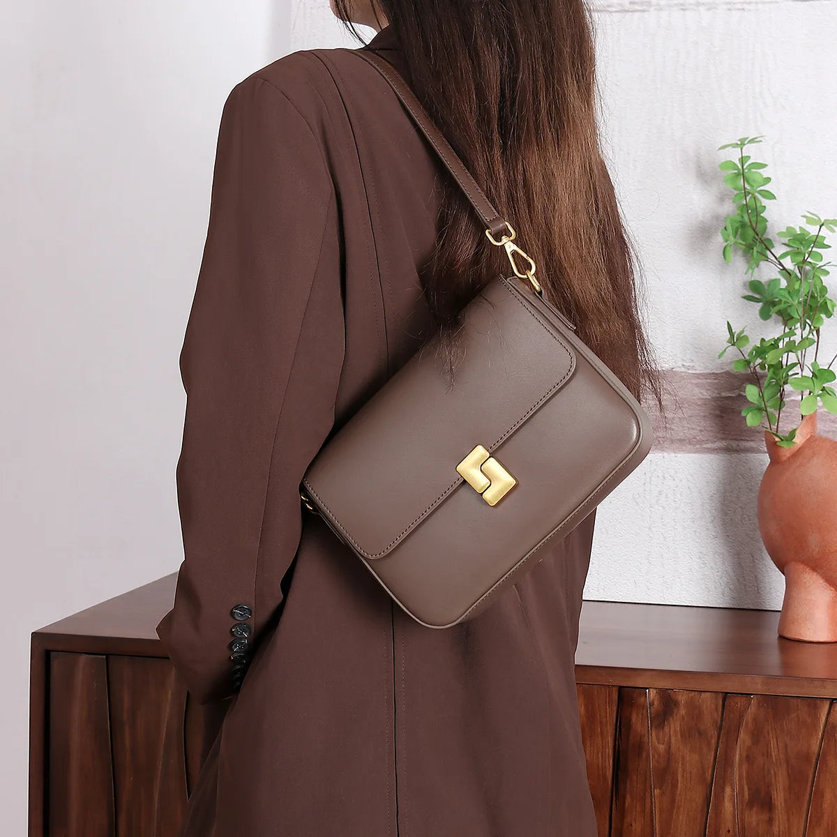 New Fashion Ladies Crossbody Purse Bag Fashion Women Handbags Genuine Leather Hand Bags Ladies Crossbody Handbags 2025