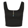 2025 Women Crop Tops Wholesale Purple High Quality Casual Wearing Crop Top Woman