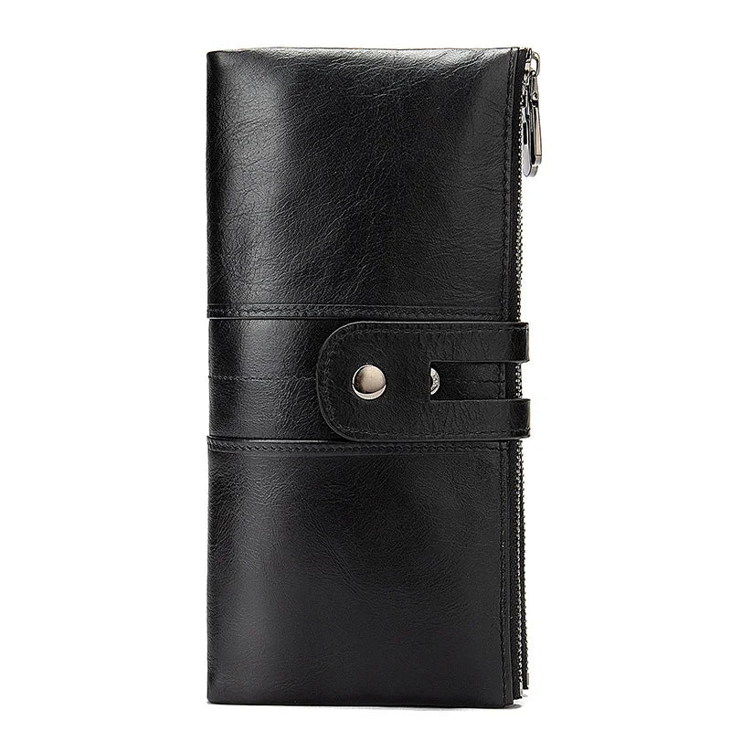 100% Genuine Leather Women Wallet Female Clutch Long Wallet Ladies Coin Purses Money Bag Purses