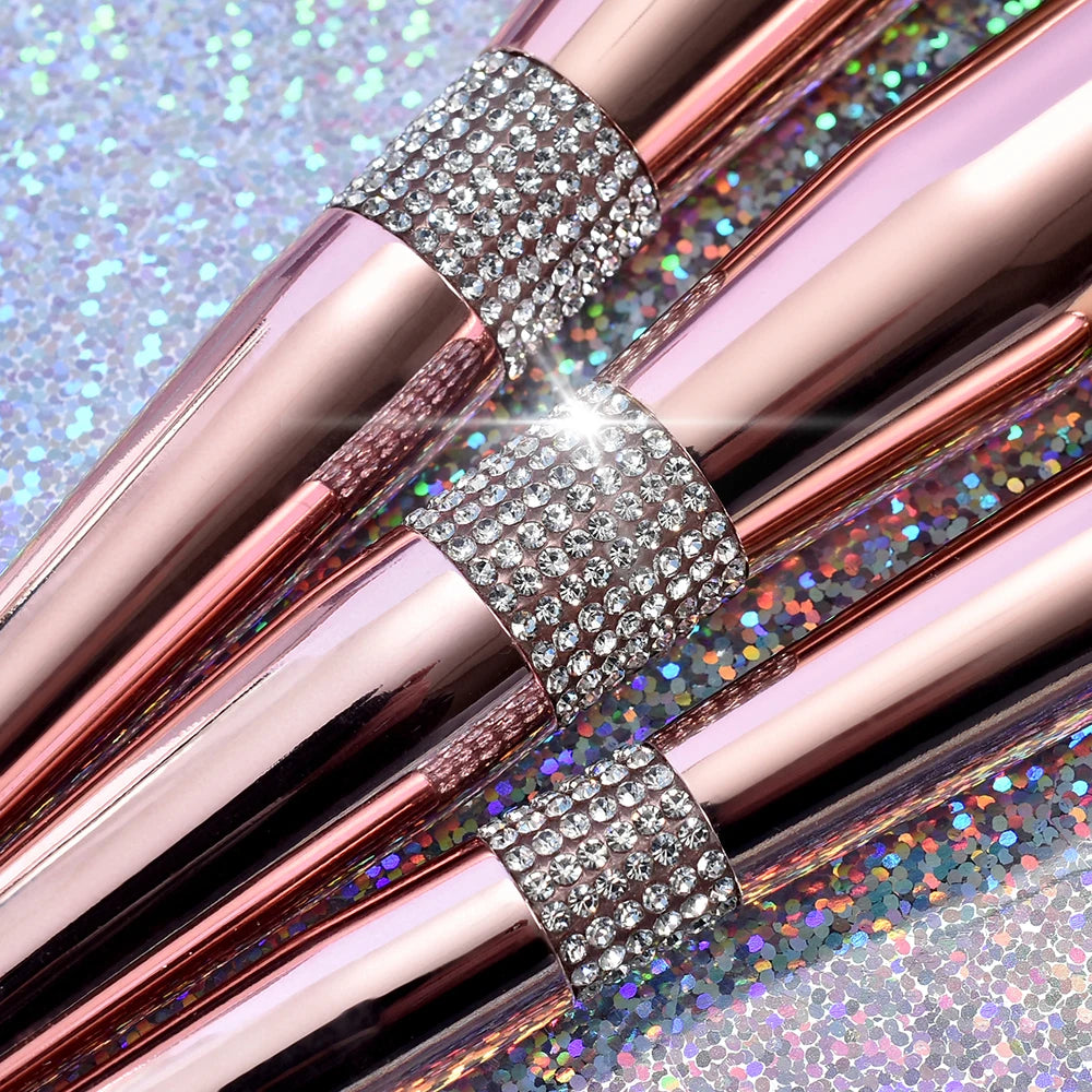Hottest Selling High Quality Goat Hair Makeup Brush Foundation Powder Concealer Blush Makeup Brush Set