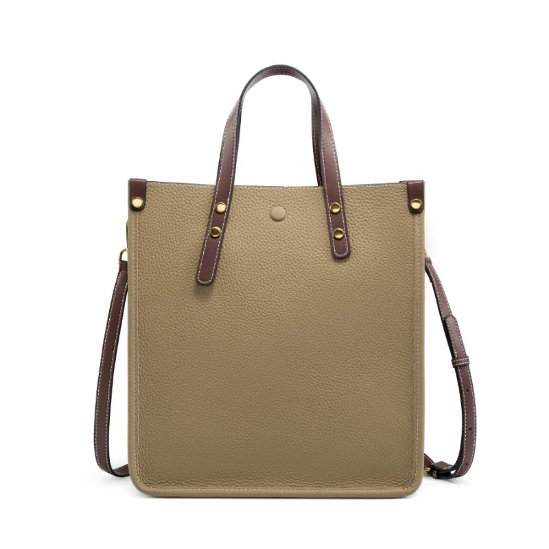 2026 Customized Genuine Leather Large Capacity Luxury Designer Tote Ladies Women's Handbags Fashionable