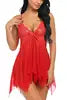 Women's Sexy Lingerie Set Transparent Lace Underwear Romantic Lingeries Set Sexy Bra Dress and Thong Sets for Woman