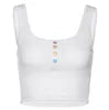 2025 Women Crop Tops Wholesale Purple High Quality Casual Wearing Crop Top Woman