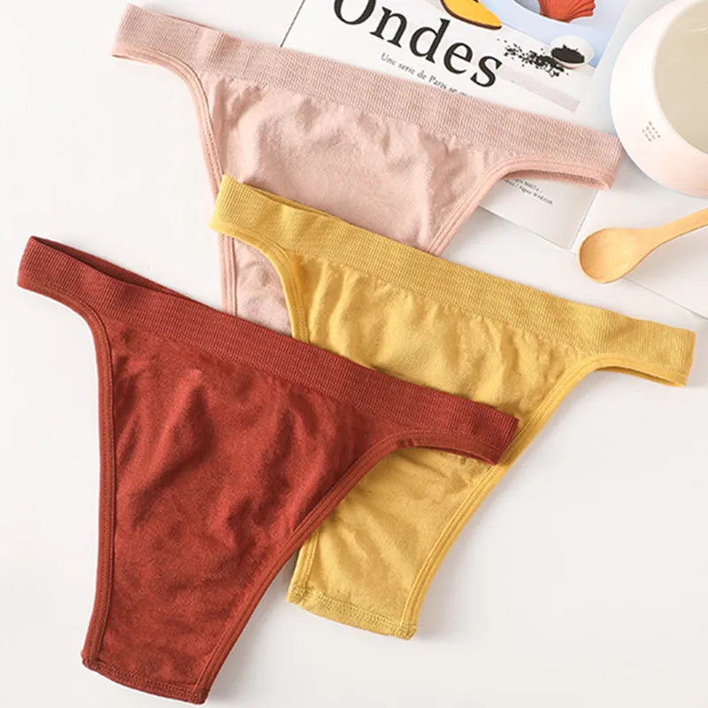 1PC/2PCS Women's Thongs Seamless Underwear Brazilian Panties Sexy G-String Female Bottoms Sexy Lingerie High Cut Leg Pantys M-L