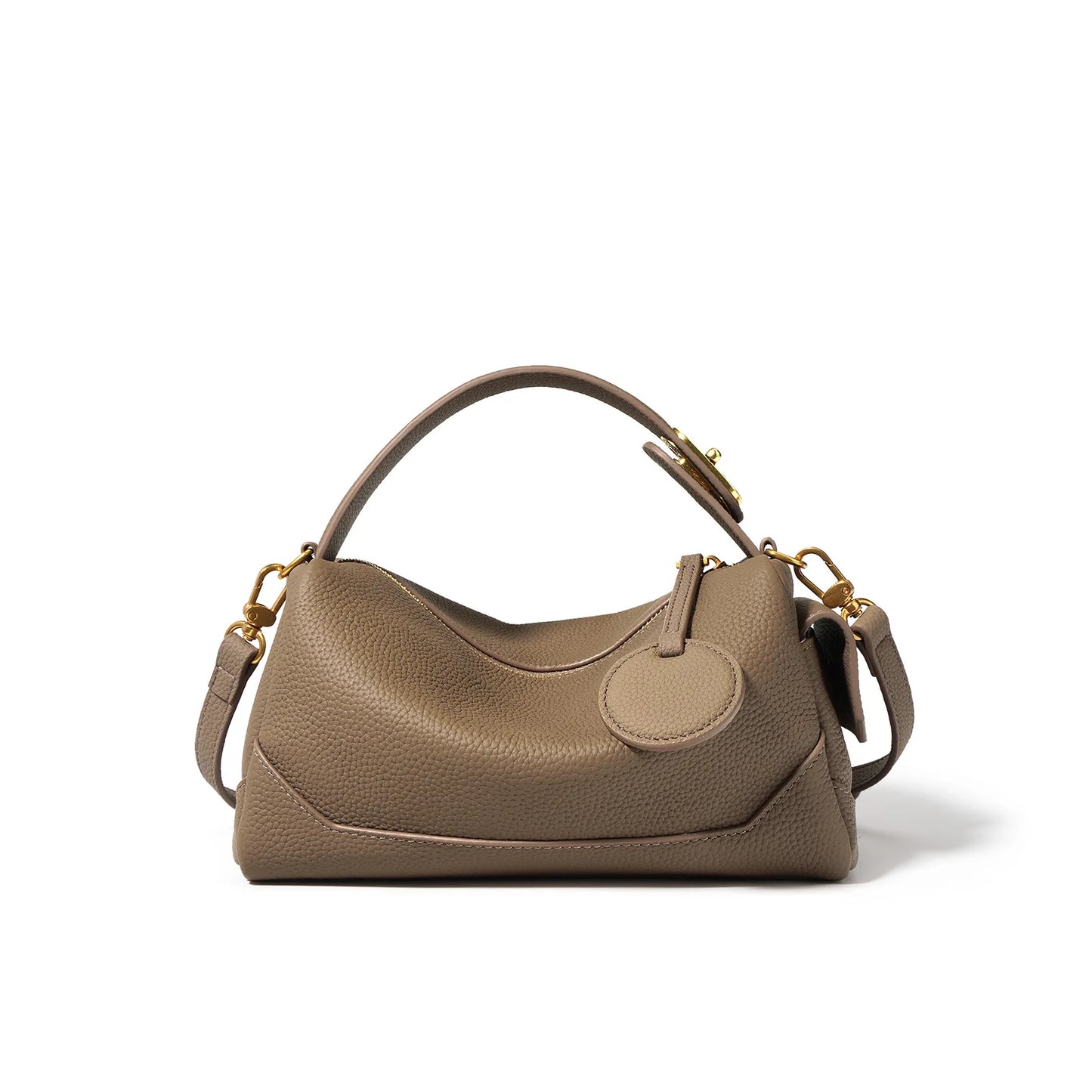Genuine Leather Handbags for Women, Designer Bag, Luxury Boston Tote, High Quality, Summer Fashion Shoulder Bag, New, 2024