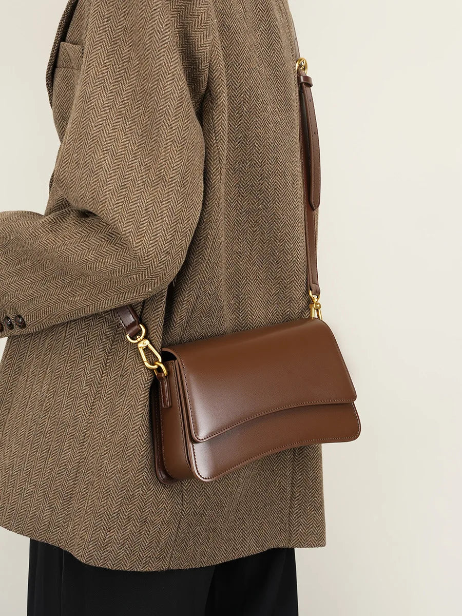 2025 Luxury Design , Mini Leather Flap Crossbody Sling Bags for Women, Lady , Girls