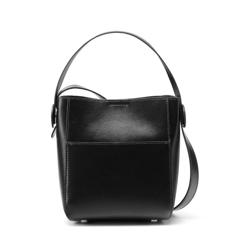 Custom Large Capacity Genuine Leather Women's Handbag Vintage Fashion Style Single Leather for Ladies New Arrival for Summer