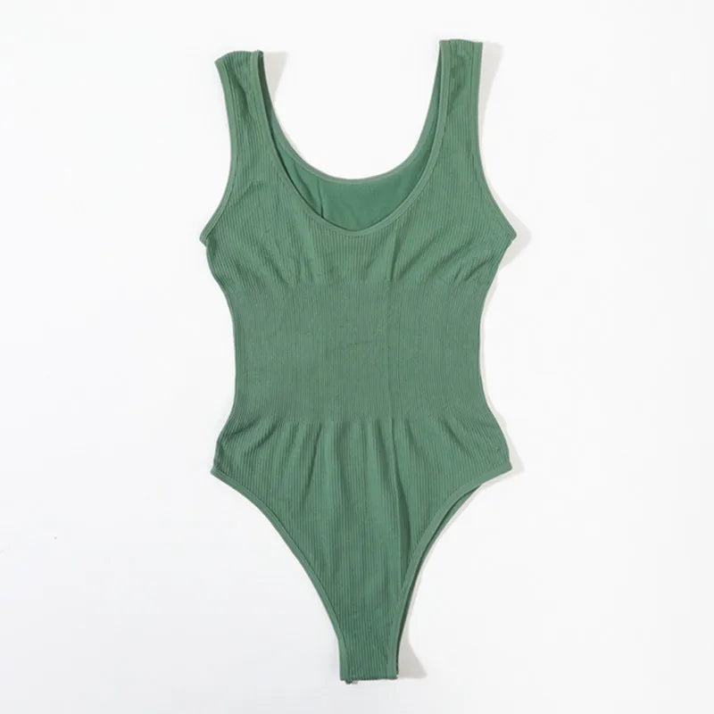 Bodysuit Bodyshaper Women Tummy Control Shapewear Slimming Underwear Girls U Back Tops Sexy Thongs Female Seamless Jumpsuit