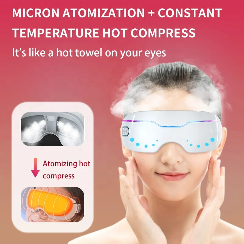 Christmas Gifts Wholesale Hot Selling 2-gear Steam Eye Spray Beauty Machine Relax Eye Fatigue Moisturizing Household Equipment