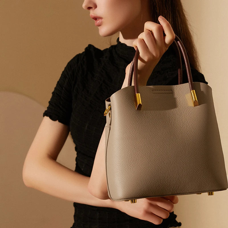 Fashion Large Designer Women'S Shoulder Bags Elegant Tote Bucket Bags