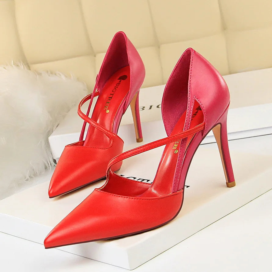 2025 Sexy High Heels for Women Shoes Dress Design Pink
