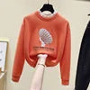 2025 Women Hoodies Fashionable Long Sleeve Loose Hoodies Woman Print O Neck Thick Pull Over Hoodies for Women