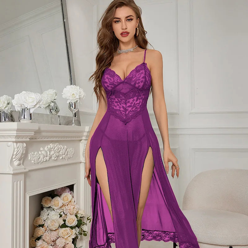 Sexy Lace Lingerie Nighty Sexy Nightwear