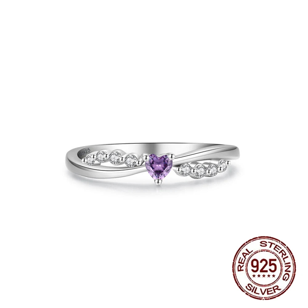 Fine Ring Jewelry Zircon CZ Anniversary Propose Promise Engagement Wedding Bridal S925 Sterling Silver Ring Collection for Women