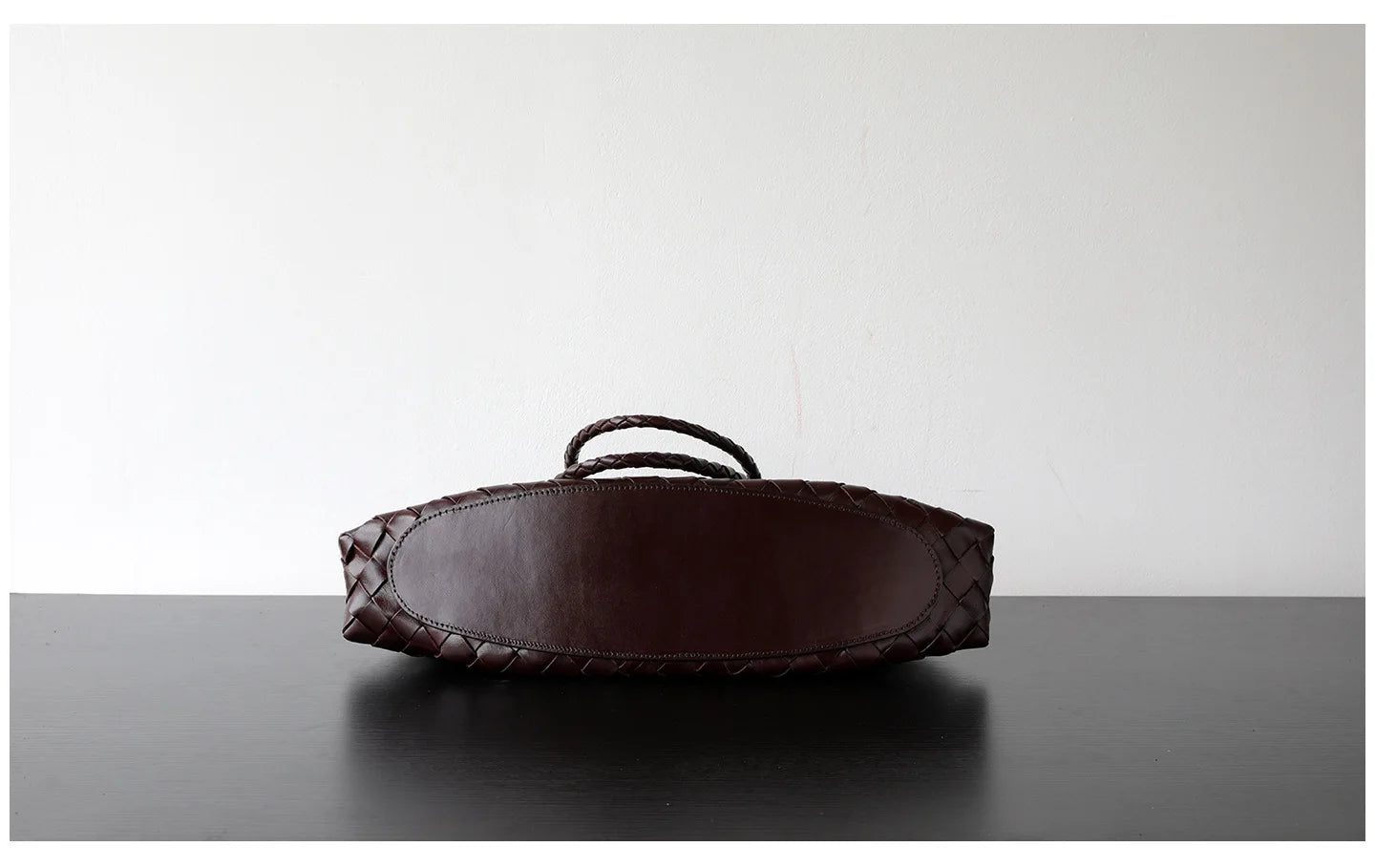 Luxury Tanned Cowhide Genuine Braided Leather Woven Shoulder Bags Large Capacity Soft Hand-woven Women's Bags with Cotton Pouch