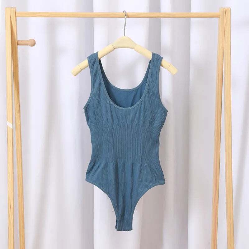 Bodysuit Bodyshaper Women Tummy Control Shapewear Slimming Underwear Girls U Back Tops Sexy Thongs Female Seamless Jumpsuit