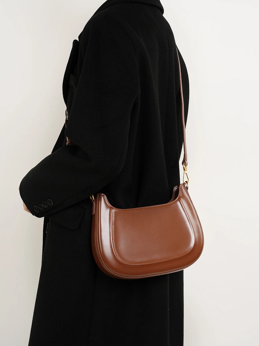 Custom Vintage Leather Custom Women Women's Underarm Shoulder Crossbody Bags Cross Body Designer Brands Ladies Handbags