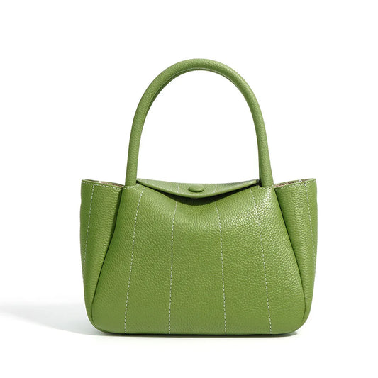 High Quality Lychee Pattern Women's Fashion Genuuine Cowhide Leather Handbag Vintage Large Women's Crossbody Bag