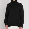 2025 Hot Selling Europe and the United Style New Solid Color Turtleneck Sweater Autumn and Winter Loose Sweater Top Women
