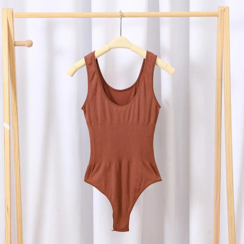Bodysuit Bodyshaper Women Tummy Control Shapewear Slimming Underwear Girls U Back Tops Sexy Thongs Female Seamless Jumpsuit