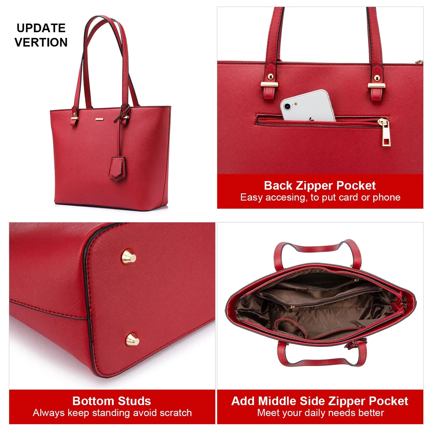 Best Sell Women Handbag PU Leather Purses and Handbags Luxury Ladies Hand Bags
