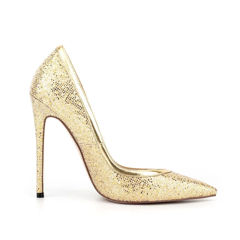 Women Sexy Dress Shoes Pointy Toe Classic Heels Lady