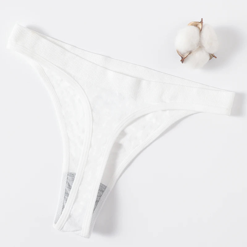 3Pcs/Set Seamless G-string Women Panties Sexy Thongs High Waist Underwear Female Underpants Sports Solid Bottom Sexy Lingerie