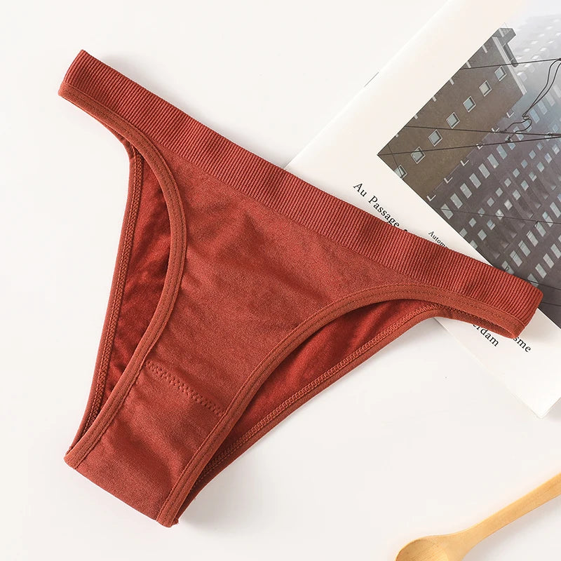 1PC/2PCS Women's Thongs Seamless Underwear Brazilian Panties Sexy G-String Female Bottoms Sexy Lingerie High Cut Leg Pantys M-L