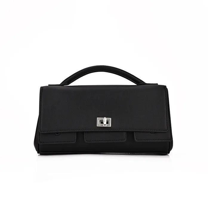 Vintage Style Messenger Bags Genuine Leather Bags Women Handbag Luxury Shoulder Handbag Dark Red Shoulder Bag