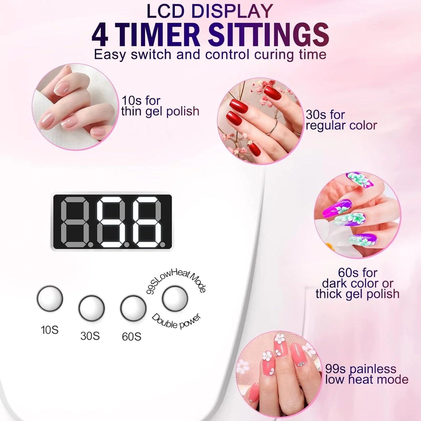 Sunnail Manufacture UV LED Nail Lamp Manicure Salon Nail Dryer Uv Lamp