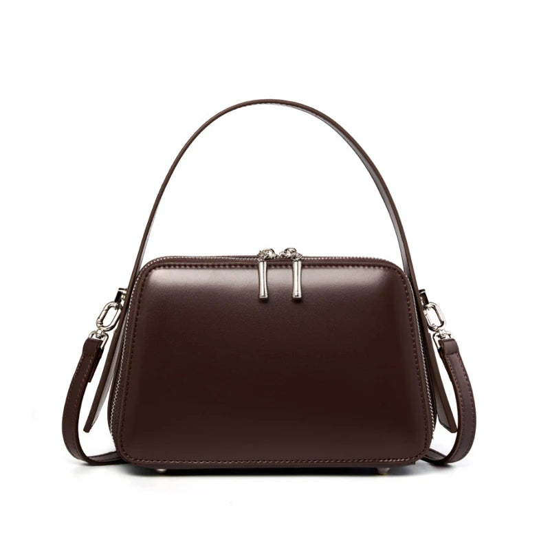 Wholesale Products Exquisite Women Bags Designer Luxury Leather Tote Handbag Genuine Cowhide Waxed Leather Fashion Casual Bag