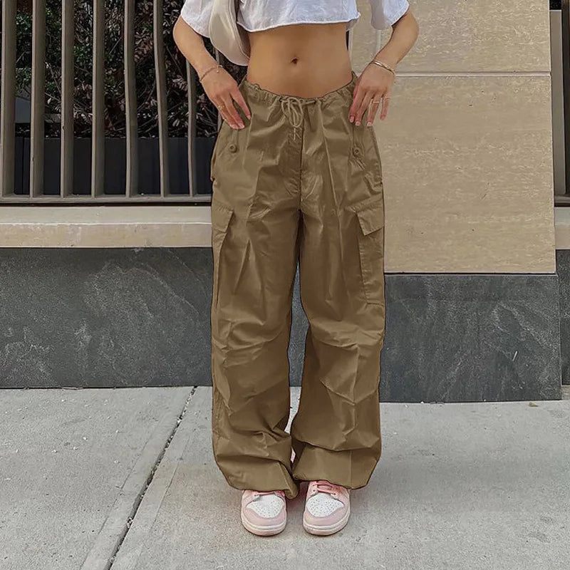 Loose Sweatpants 2025 Autumn Women Pink Sport Pants High Waist Loose Trouser Female Fashion Streetwear Straight Pants