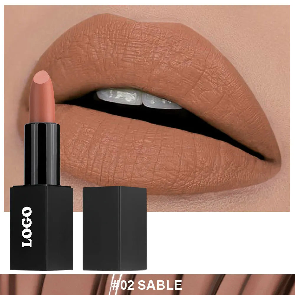 Cosmetic Private Label Fashionable Lady Makeup Creamy Matte Lipstick