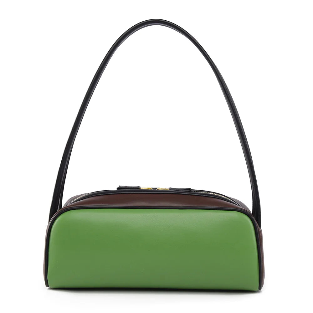 2025 Women's High-End Shaped Single-Shoulder Bag Vintage Style Two Fashionable Simple Business Design