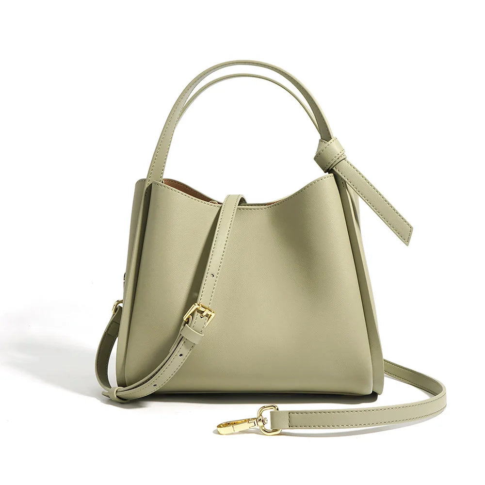 Large Capacity Leather Bags Women Genuine Leather Luxury Handbags Real Cowhide Luxury Handbags for Ladies