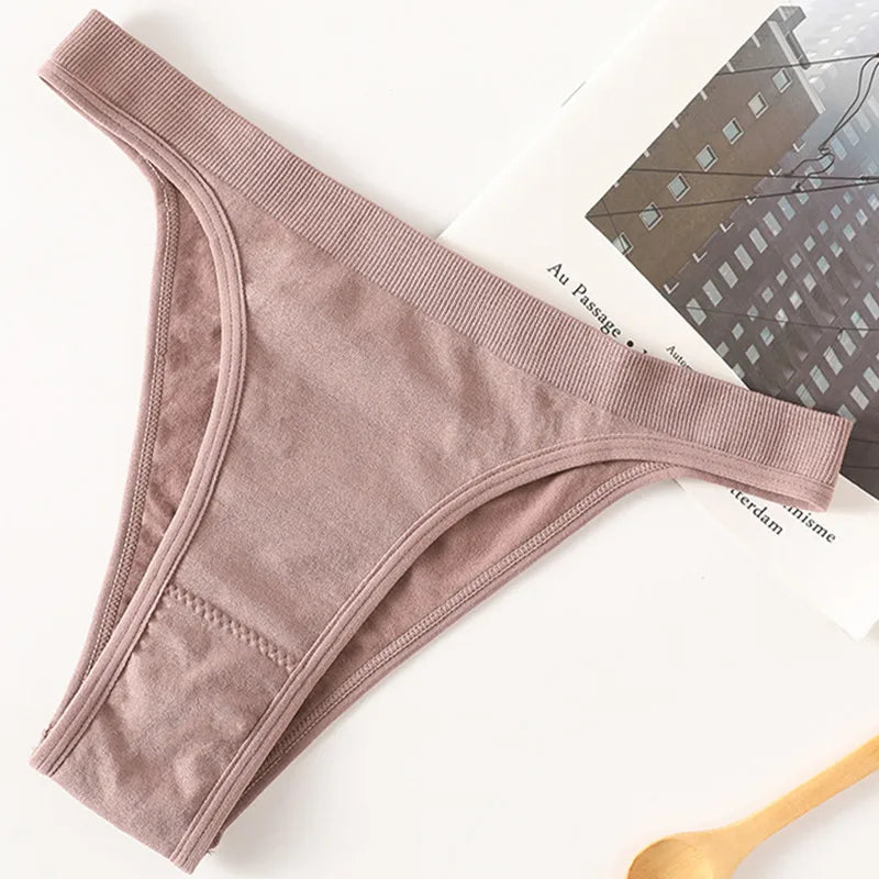 1PC/2PCS Women's Thongs Seamless Underwear Brazilian Panties Sexy G-String Female Bottoms Sexy Lingerie High Cut Leg Pantys M-L
