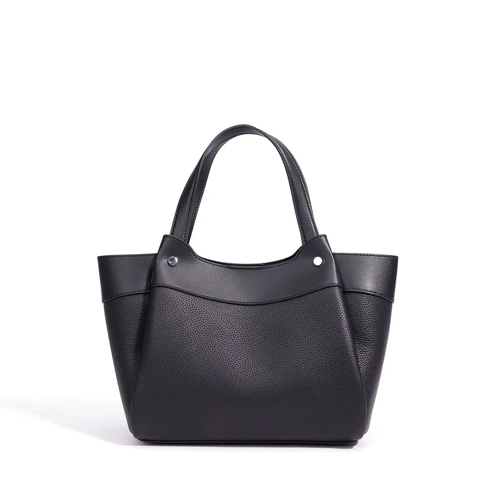 New 2026 Fashion Women's Genuine Cowhide Leather Candy Basket Handbag Portable Single Strap Polyester Summer/Winter Shoulder Bag