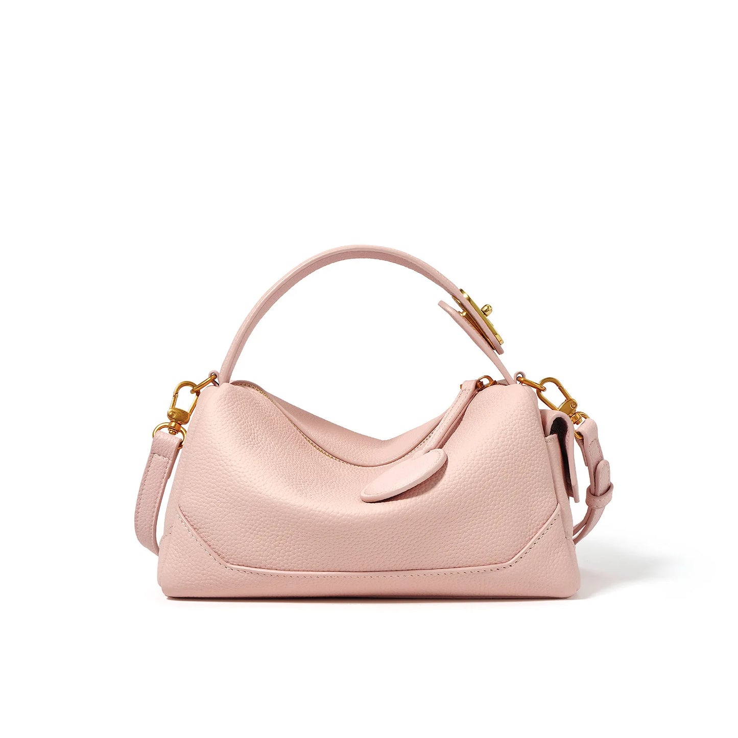 Genuine Leather Handbags for Women, Designer Bag, Luxury Boston Tote, High Quality, Summer Fashion Shoulder Bag, New, 2024