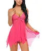 Women's Sexy Lingerie Set Transparent Lace Underwear Romantic Lingeries Set Sexy Bra Dress and Thong Sets for Woman