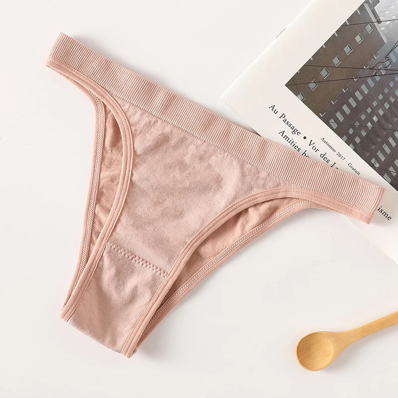 1PC/2PCS Women's Thongs Seamless Underwear Brazilian Panties Sexy G-String Female Bottoms Sexy Lingerie High Cut Leg Pantys M-L