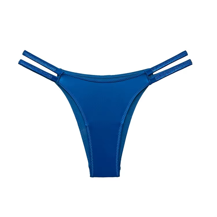 Ice Silk Thongs Women's Panties Luxury Bikini G-String Underwear Low Waist Briefs Female Underpant Pantys Sexy Lingerie