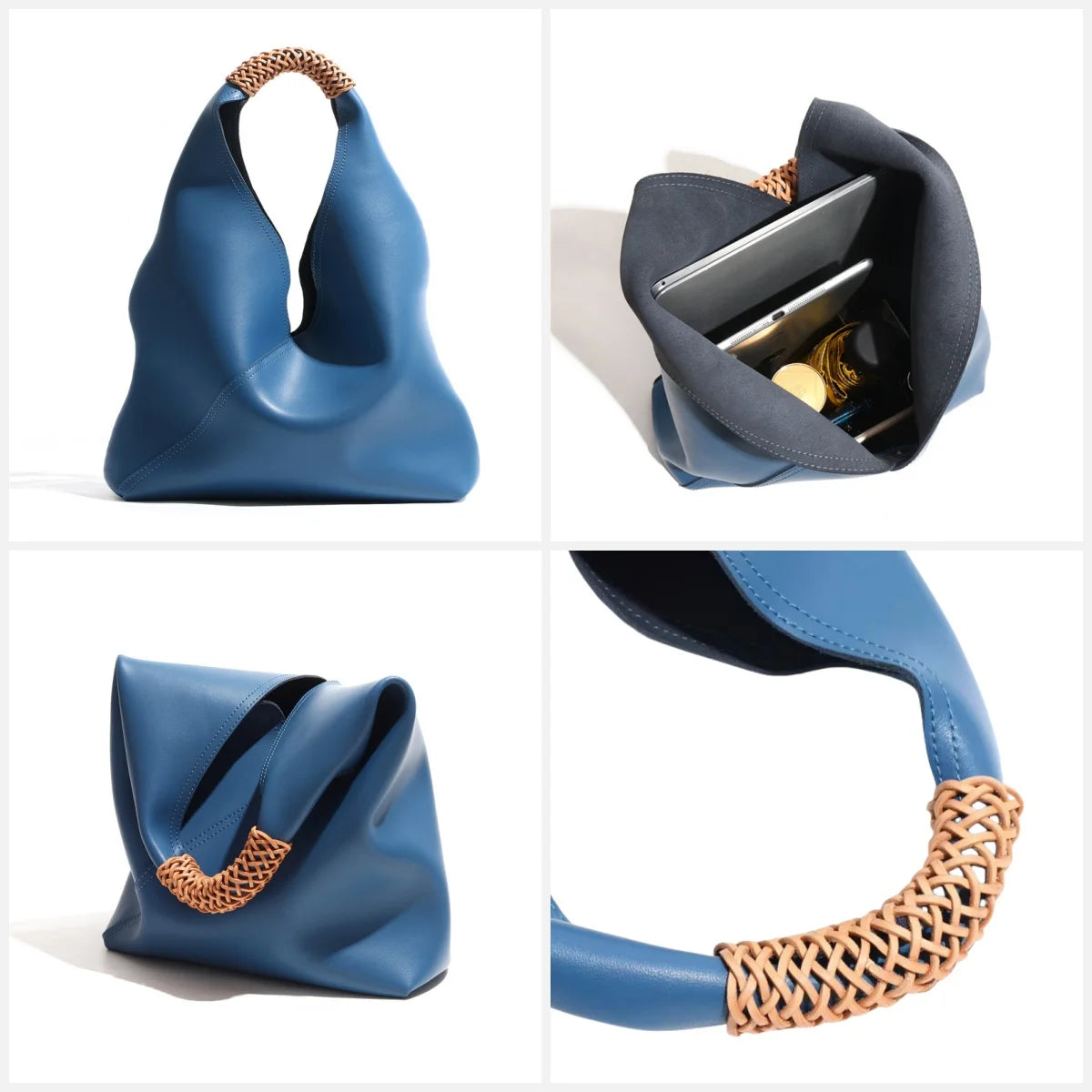 2026 Custom Trend Luxury Designer Bucket Handbags Shoulder Genuine Leather Women Tote Bags
